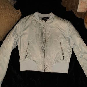 Baby Blue Bomber Jacket